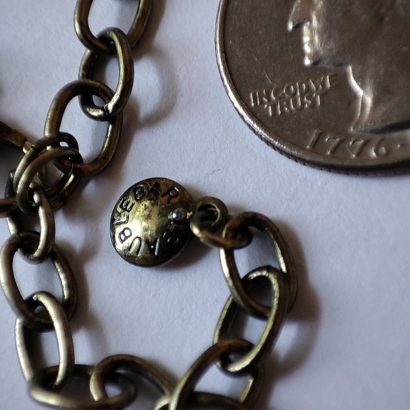 BaubleBar Opaline Antique Brass Bib Oversized Runway Necklace Crystal Opaline - Picture 9 of 14